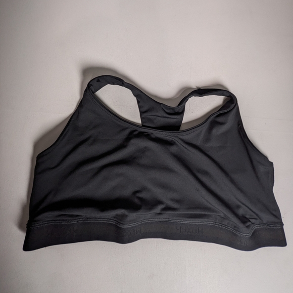 Woxer Boss Flex Black Crop top Sports Bra Logo Print Size 3XL Gym Active Yoga - Picture 9 of 9